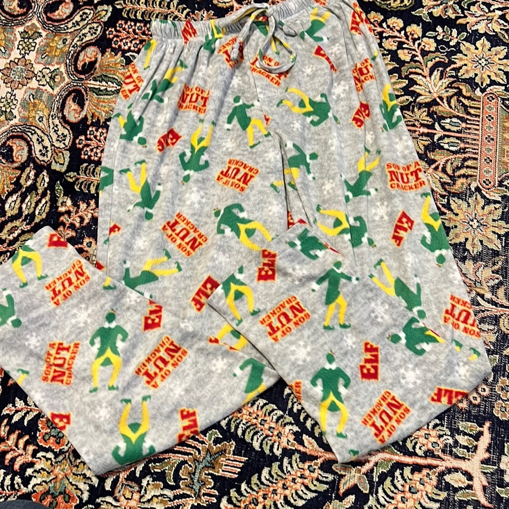 Buddy the Elf cozy pajama pants